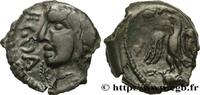 FRANCE Bronze ECOA - RATVMACIOS, à l’aigle et au buste ai VELIOCASSES (Area of Norman Vexin) c. 50-40 AC. (15mm, 1,70g, 9h) -