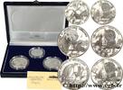 FRANCE Coffret Belle Épreuve T.A.A.F. Dumont Durville COMMEMORATIVE COINS MONNAIE DE PARIS 1992 (mm, g, h) -