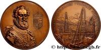 FRANCE Médaille, Conseil général des Pyrénées atlantiques HENRI IV LE GRAND Monnaie de Paris (1605)/1982 (98mm, 480,24g, 12h) -
