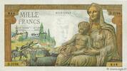 FRANCE 1000 Francs DÉESSE DÉMÉTER FRANCE 1000 Francs DÉESSE DÉMÉTER 1942 XF+ -