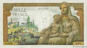 FRANCE 1000 Francs DÉESSE DÉMÉTER FRANCE 1000 Francs DÉESSE DÉMÉTER 1942 XF+ -
