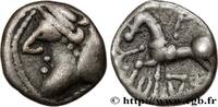 FRANCE Denier KALETEDOY, au delta renversé GALLIA BELGICA - LINGONES (Area of Langres) c. 80-50 AC. (12mm, 1,88g, 9h) -