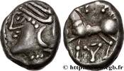 FRANCE Denier KALETEDOY, au delta renversé GALLIA BELGICA - LINGONES (Area of Langres) c. 80-50 AC. (11mm, 2,04g, 6h) -