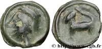 FRANCE Potin à la grosse mèche et au cheval BITURIGES CUBI, UNSPECIFIED Ier siècle avant J.-C. (16mm, 2,78g, 3h) -