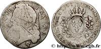 FRANCE Cinquième d’écu aux branches d’olivier, tête ceint LOUIS XV THE BELOVED Pau 1741 (26mm, 5,14g, 6h) -