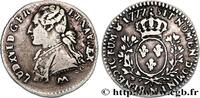 FRANCE Dixième d'écu aux branches d'olivier LOUIS XVI Montpellier 1777 (21,5mm, 2,87g, 6h) -