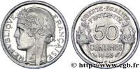 FRANCE 50 centimes Morlon, légère PROVISIONAL GOVERNEMENT OF THE FRENCH REPUBLIC Castelsarrasin 1945 (18mm, 0,7g, 6h) -