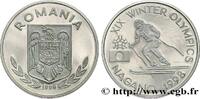 ROMANIA Piéfort 100 Lei Proof Jeux Olympiques d’hiver de N ROMANIA 1998 (37mm, 11,88g, 12h) -