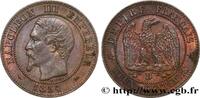 FRANCE Deux centimes Napoléon III, tête nue SECOND EMPIRE Lyon 1854 (20mm, 1,96g, 6h) -