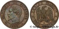 FRANCE Deux centimes Napoléon III, tête nue SECOND EMPIRE Marseille 1854 (20mm, 2g, 6h) -