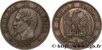 FRANCE Deux centimes Napoléon III, tête nue SECOND EMPIRE Bordeaux 1857 (20mm, 2,02g, 6h) -