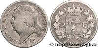 FRANCE 2 francs Louis XVIII LOUIS XVIII Perpignan 1818 (27mm, 9,62g, 6h) -