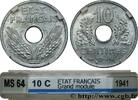 FRANCE 10 centimes État français, grand module FRENCH STATE Paris 1941 (21mm, 2,5g, 6h) -