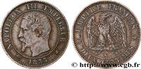 FRANCE Deux centimes Napoléon III, tête nue SECOND EMPIRE Bordeaux 1855 (20mm, g, 6h) -