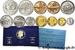 FRANCE Boîte Fleur de Coins V REPUBLIC Paris 1984 (mm, g, h) -