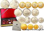 FRANCE Boîte Fleur de Coins V REPUBLIC Paris 1989 (mm, g, h) -