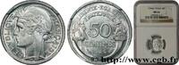 FRANCE 50 centimes Morlon, légère PROVISIONAL GOVERNEMENT OF THE FRENCH REPUBLIC Beaumont-le-Roger 1946 (18mm, 0,7g, 6h) -
