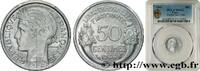FRANCE 50 centimes Morlon, légère PROVISIONAL GOVERNEMENT OF THE FRENCH REPUBLIC 1944 (18mm, 0,70g, 6h) -