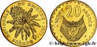 RWANDA Essai de 20 Francs bananier RWANDA Paris 1977 (27mm, g, 6h) -