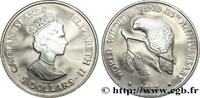 CAYMAN ISLANDS 5 Dollar Proof Perroquet CAYMAN ISLANDS 1987 (38,5mm, 28,38g, 12h) -