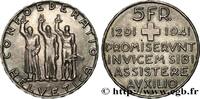 SWITZERLAND 5 Francs 650e anniversaire de la confédération SWITZERLAND Berne 1941 (31mm, 14,97g, 6h) -