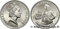 COOK ISLANDS 50 Dollars Proof 500e anniversaire découverte de l COOK ISLANDS 1990 (38,5mm, 19,40g, 12h) -