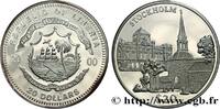 LIBERIA 20 Dollars Proof Monuments de Stockolm LIBERIA 2000 (40mm, 20g, 12h) -