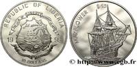LIBERIA 10 Dollars Proof Voilier Mayflower LIBERIA 1999 (38,7mm, 25,27g, 12h) -
