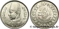 EGYPT 5 Piastres Roi Farouk AH1358 EGYPT 1939 (25,92mm, 7g, 12h) -