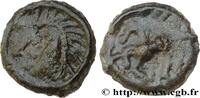 FRANCE Potin au pseudo-cimier SENONES (Area of Sens) c. avant 52 AC. (18mm, 3,36g, 9h) -