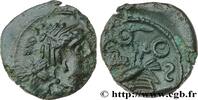 FRANCE Bronze “à l’aigle et au serpent” GALLIA - CARNUTES (Beauce area) Chartres (28) c. avant 52 AC. (17mm, 2,85g, 9h) -
