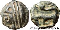 FRANCE Potin à la grosse tête, au bandeau lisse GALLIA BELGICA - SEQUANI (Area of Besançon) Ier siècle avant J.-C. (18,5mm, 3,77g, 10h) -