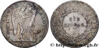 FRANCE Six livres dit au génie THE CONVENTION Paris 1793 (39mm, 29,38g, 6h) -