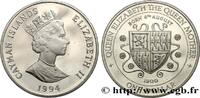 CAYMAN ISLANDS 20 Dollars Proof 94e anniversaire de la reine-mère CAYMAN ISLANDS 1994 (38,60mm, 28,28g, 12h) -