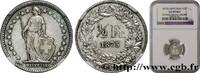 SWITZERLAND 1/2 Franc Helvetia SWITZERLAND Berne - B 1875 (18,10mm, g, 6h) -