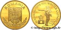 ROMANIA Piéfort 100 Lei Proof Jeux Olympiques d’hiver de N ROMANIA 1998 (37mm, 39,17g, 12h) -