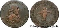 BRITISH TOKENS OR JETTONS 1/2 Penny Londres (Middlesex) J. Lackington BRITISH TOKENS OR JETTONS 1795 (27,5mm, 8,76g, 6h) -