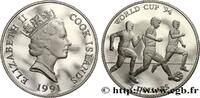 COOK ISLANDS 5 Dollars Proof FIFA World Cup COOK ISLANDS 1991 (30mm, 9,95g, 12h) -