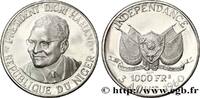 NIGER - REPUBLIC - HAMANI DIORI Essai de 1000 Francs NIGER - REPUBLIC - HAMANI DIORI Paris 1960 (35,87mm, 20,0g, 6h) -