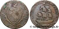 BRITISH TOKENS OR JETTONS 1/2 Penny Liverpool (Lancashire) BRITISH TOKENS OR JETTONS 1793 (29mm, 10,40g, h) -