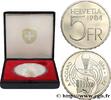 SWITZERLAND 5 Francs Proof 100e anniversaire de la naissance d SWITZERLAND Berne - B 1984 (31mm, 13,27g, 12h) -