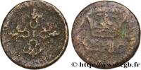 FRANCE Poids monétaire pour le demi-franc de forme circul LOUIS XIII LE JUSTE n.d. (19mm, 6,13g, 9h) -