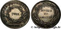 FRANCE SOCIETE PHILOMATHIQUE ACADÉMIES ET SOCIÉTÉS SAVANTES 1788 (23,5mm, 4,63g, 12h) -