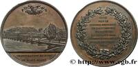 FRANCE Médaille, Inauguration du pont du Mont-Blanc - Gen PONTS Suisse, Genève 1862 (50,5mm, 74,48g, 12h) -
