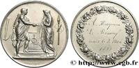FRANCE Médaille de mariage, Couple antique AMOUR ET MARIAGE 1899 (34mm, 25,19g, 12h) -