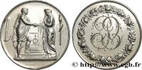 FRANCE Médaille de mariage, Couple antique AMOUR ET MARIAGE 1907 (34mm, 17,8 6g, 12h) -
