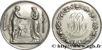 FRANCE Médaille de mariage, Couple antique AMOUR ET MARIAGE 1896 (34mm, 18,07g, 12h) -