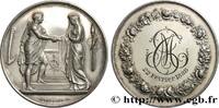 FRANCE Médaille de mariage, Couple antique AMOUR ET MARIAGE 1888 (34mm, 18g, 12h) -