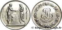 FRANCE Médaille de mariage, Couple antique AMOUR ET MARIAGE 1897 (34mm, 18,22g, 12h) -
