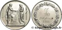 FRANCE Médaille de mariage, Couple antique AMOUR ET MARIAGE 1910 (34mm, 17,83g, 12h) -